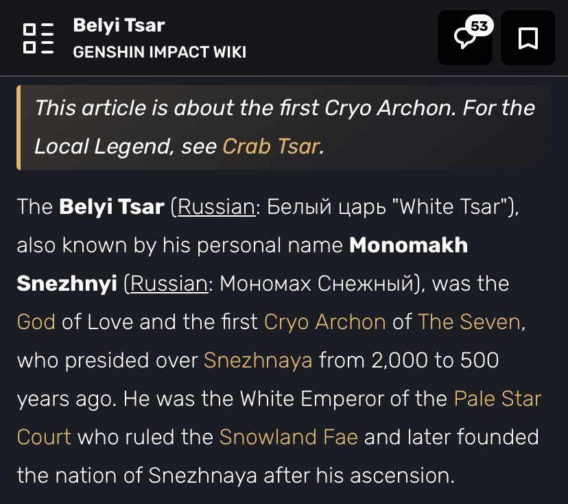 p3te_pt's tweet photo. @zabvenie__ oh sorry! in the english lore his title is actually belyi tsar. i knew it means white in russian so i thought using the original word was okay 🤍 https://t.co/zuBWQYWwNi