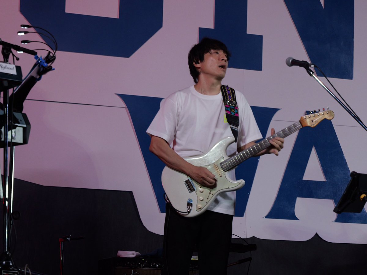 T12YExperiment's tweet photo. 20260919
KREVA
中津川WILD WOOD 2026

昨日も”顔”🫨でギター弾いてきました🎸
最高に気持ち良かった〜‼️
ありがとうございました♪

#kreva
#kreband 
#中津川ワイルドウッド https://t.co/4TwwMdMGLA