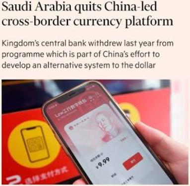 TheVictorBuilds's tweet photo. SAUDI ARABIA EXITS THE ANTI DOLLAR BLOCKCHAIN

Saudi Arabia has officially withdrawn from Project mBridge, the cross border blockchain payment system in which China is a key participant. The global currency war just took a massive turn.

Here is the deep data dive on why the Saudi Central Bank just pulled the plug and exactly how this impacts the macroeconomic landscape.

The timeline and mechanics of this withdrawal are critical:

+ The Saudi Central Bank confirmed its withdrawal from mBridge, stating it completed its proof of concept phase and is no longer a participating member.

+ The mBridge platform was originally developed by the Bank for International Settlements alongside China, Hong Kong, Thailand, and the United Arab Emirates to facilitate direct foreign exchange using Central Bank Digital Currencies.

+ Saudi Arabia only joined as a full participant in June 2024. Their exit effectively removes a massive global oil exporter from the network.

This follows recent reports that the Bank for International Settlements was considering shutting down the pilot platform because BRICS nations were discussing using the technology to evade the United States financial system and SWIFT.

For the past two years, the loudest narrative in global finance was imminent de dollarization. The thesis was simple: China and Saudi Arabia would use a unified blockchain to trade oil outside of the SWIFT system, breaking the petrodollar monopoly.

This withdrawal completely fractures that narrative.
Technology cannot override geopolitics. Building a decentralized ledger to trade digital currency is mathematically easy. But officially abandoning the US Dollar settlement layer carries diplomatic consequences that Saudi Arabia is clearly not willing to accept right now. By stepping away from mBridge, Riyadh is signaling that while they want technological modernization, they are not ready to openly participate in a direct assault on the American financial system.

The macro environment is unforgiving.