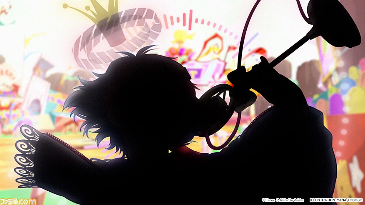 famitsu's tweet photo. 『ツイステ』新キャラクターはスイートな世界のキング？ 特別映像にてシルエット＆ボイスがお披露目
https://t.co/I8aGkWg4o5

新イベントの開催に先駆けて特別映像が公開。鈴木崚汰さん、緑川光さんらが出演し最新情報をお届けするABEMA特番は、10月4日19時より配信される。 https://t.co/q2weFOQ679