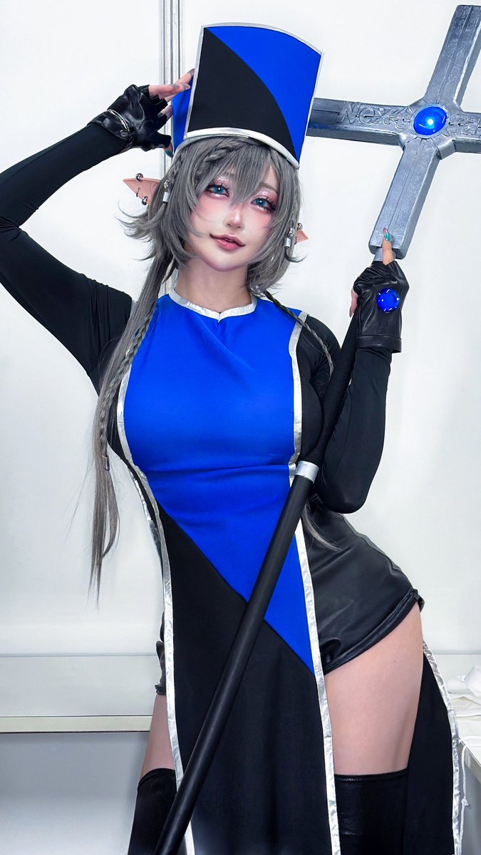 chamomile_chami's tweet photo. microSDカードモチーフのビショップでした！

東京ゲームショウ2026 💙 Nextorage 
#TGS2026 #nextorage https://t.co/7uIx8BdAgR