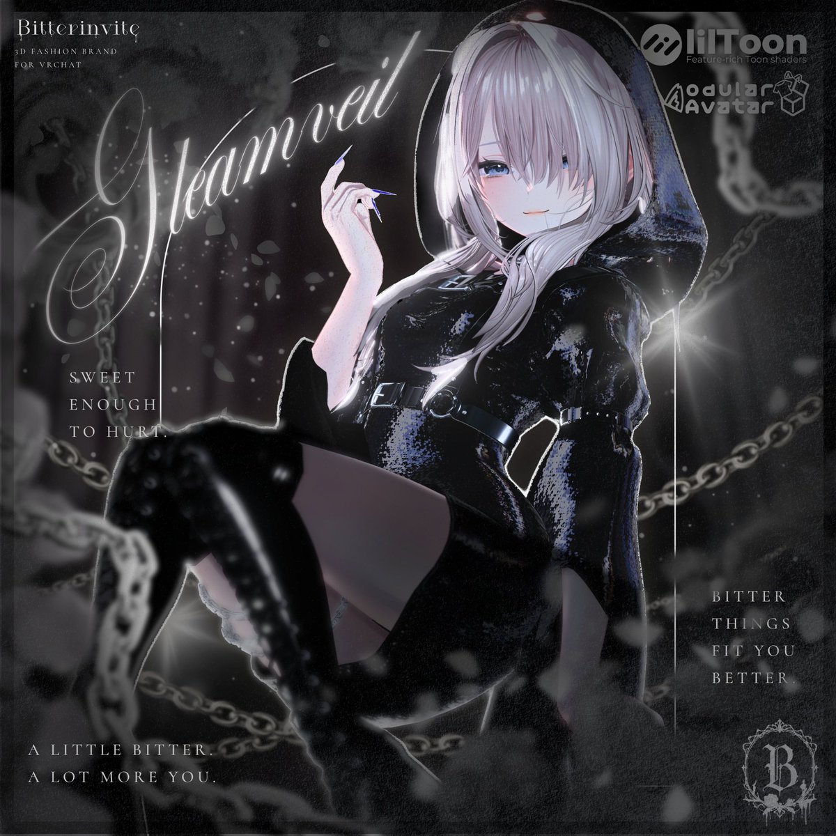 Bitterinvite3d's tweet photo. ✦ 𝐑𝐏 𝐄𝐕𝐄𝐍𝐓｜𝟗.𝟐𝟑 𝐒𝐓𝐀𝐑𝐓 ✦

『Gleamveil』発売を記念して、
9/23よりプレゼントキャンペーンを開催します🖤

さらに、BOOTHのスキ！数に応じて
当選人数も追加予定 ✦

詳細は9/23の投稿をお待ちください🖤
#Bitterinvite3d #VRChat https://t.co/FKJhUuQn7y