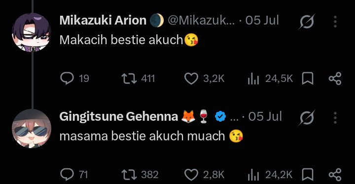 kycnn_'s tweet photo. kangen liat mreka saling reply asbun di x😭 https://t.co/XGSFse5KGE
