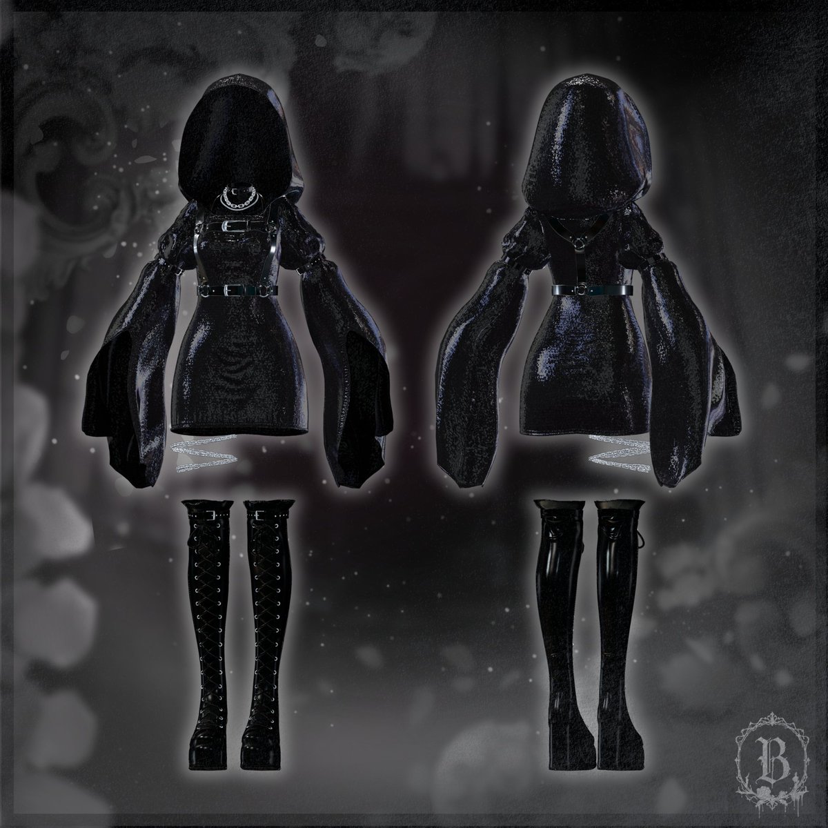Bitterinvite3d's tweet photo. ✦ 𝐑𝐏 𝐄𝐕𝐄𝐍𝐓｜𝟗.𝟐𝟑 𝐒𝐓𝐀𝐑𝐓 ✦

『Gleamveil』発売を記念して、
9/23よりプレゼントキャンペーンを開催します🖤

さらに、BOOTHのスキ！数に応じて
当選人数も追加予定 ✦

詳細は9/23の投稿をお待ちください🖤
#Bitterinvite3d #VRChat https://t.co/FKJhUuQn7y
