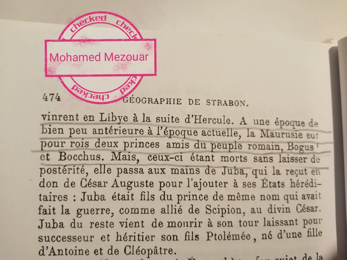 mezouar01's tweet photo. اصل المراريك، هنود غجر ليسو امازيغ، و حتى ملكهم الخائن بوخوس، اصله هندي غجري ليس امازيغي، وفق المؤرخ و الجغرافي سترابون، المصدر، ص 473، 474 : https://t.co/aS4ZuwjGHA