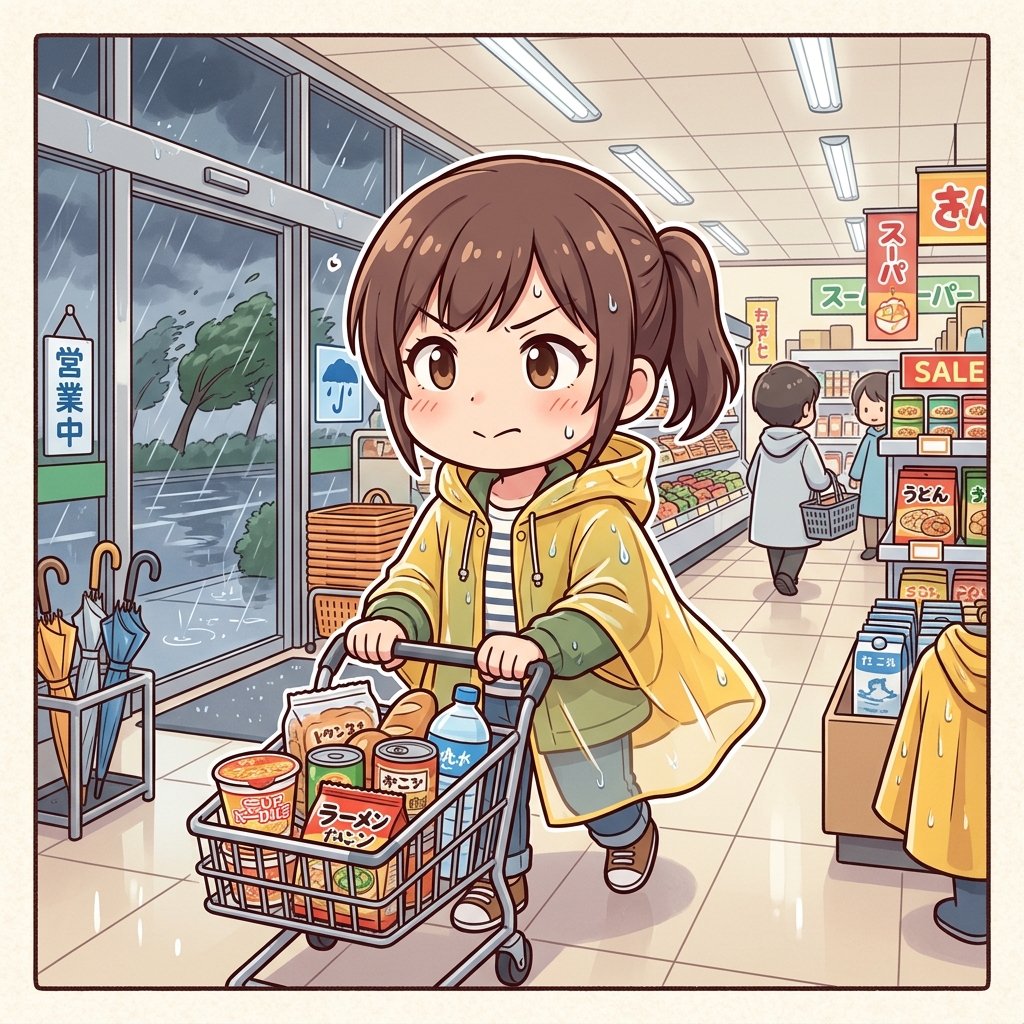 maa_tyan's tweet photo. 買い出し😳
明日は、大雨や暴風になるようなので、
いまのうちに食料やお菓子を買い出してきます☺️ https://t.co/oSK7TectbD