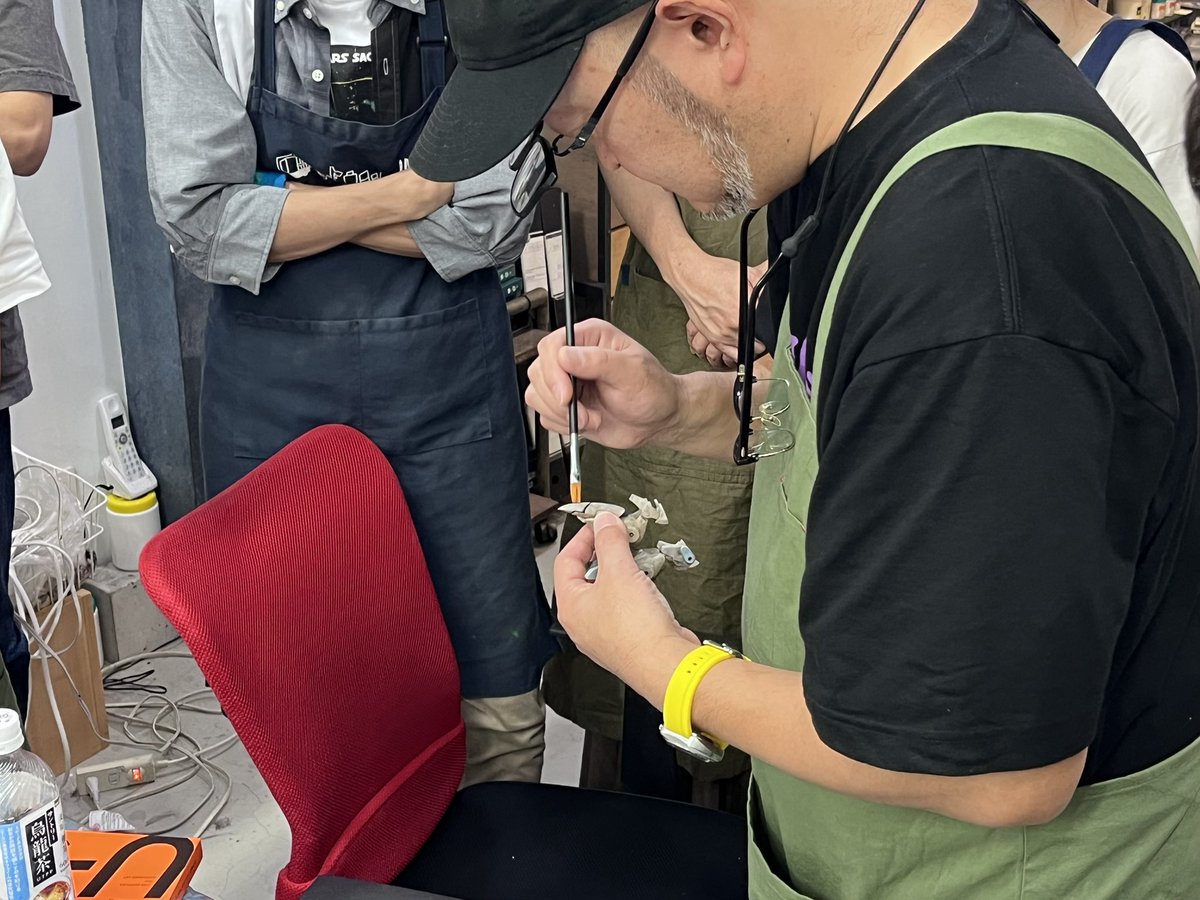 turnerhobbby's tweet photo. 【清水圭氏ワークショップ】

本日9/20(日）の清水圭（＠sim_k0205 ）のワークショップはご好評のうち終了いたしました！
ご参加くださった皆様ありがとうございました！
U-35での清水式筆塗りの一端を楽しんでいただけたでしょうか？
U-35も様々な塗り方ができますので今後も紹介していきます！ https://t.co/87jlbyGpmE