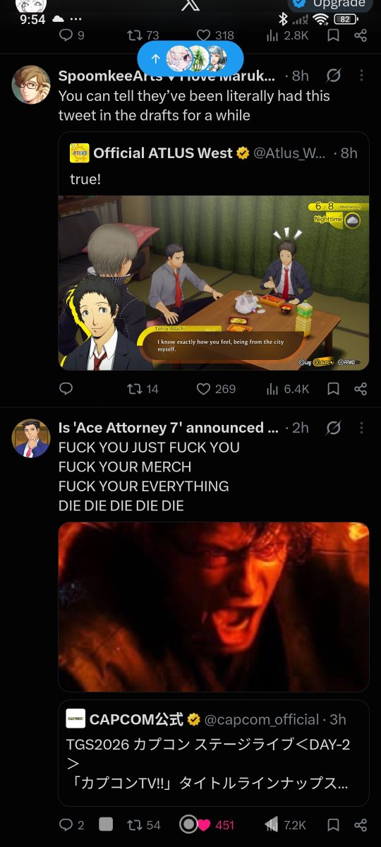 WaterOni77's tweet photo. @ChainChompJay I'm loving the joy from the p4 fans and the despair from aa fans in my tl xD https://t.co/hVSUTrnwD3