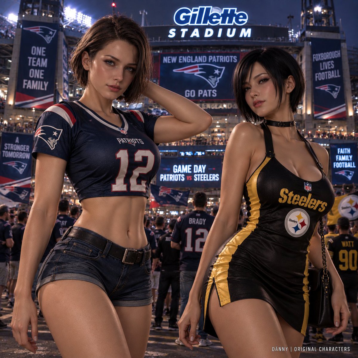 Go_Pats_Vienna's tweet photo. 🏈🔥 PATRIOTS vs. STEELERS — GAME DAY
Two legends. Two teams. One big night at Gillette Stadium. 🏈🔥
Go Pats! 🏈💙❤️
#Patriots #NEvsPIT #GoPats #NewEnglandPatriots #Steelers #PittsburghSteelers #NFL #NFLGameDay #GilletteStadium #Football #JillValentine #AdaWong #ResidentEvil #GamingCrossover