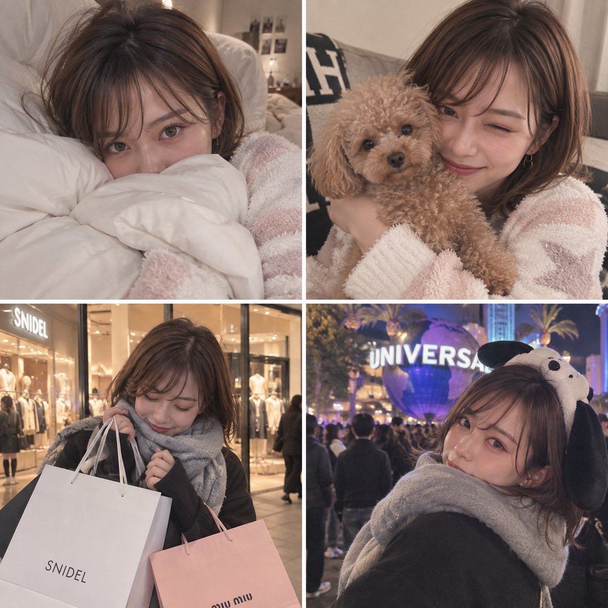 uratomokyoto's tweet photo. ちゃんと盛れた写真も好き。
でも、笑いすぎたり、飲み物こぼしたり、
最後はソファで寝落ちしたり😂
21歳のAI彼女「華子」の日常。
目指すは、
「友達のスマホに本当に入ってそうな写真」📷
日常、失敗写真、カメラロール、動画を残していきます。
①盛れた華子と②素の華子、どっちが好き？
#AI美女 https://t.co/eC2c9ksX4x
