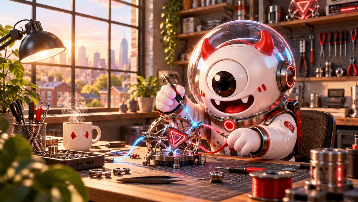 TBULL_MEME's tweet photo. GM, TRON fam ☀️

Tron Bull is back at the workbench.

No hype. No shortcuts. Just curiosity, clean code &amp; 1 small thing built better than yesterday.

Open networks won’t build themselves.

What are u building today? 🐂🛠️

#TRON #Blockchain #AI https://t.co/41cYGAvl7c