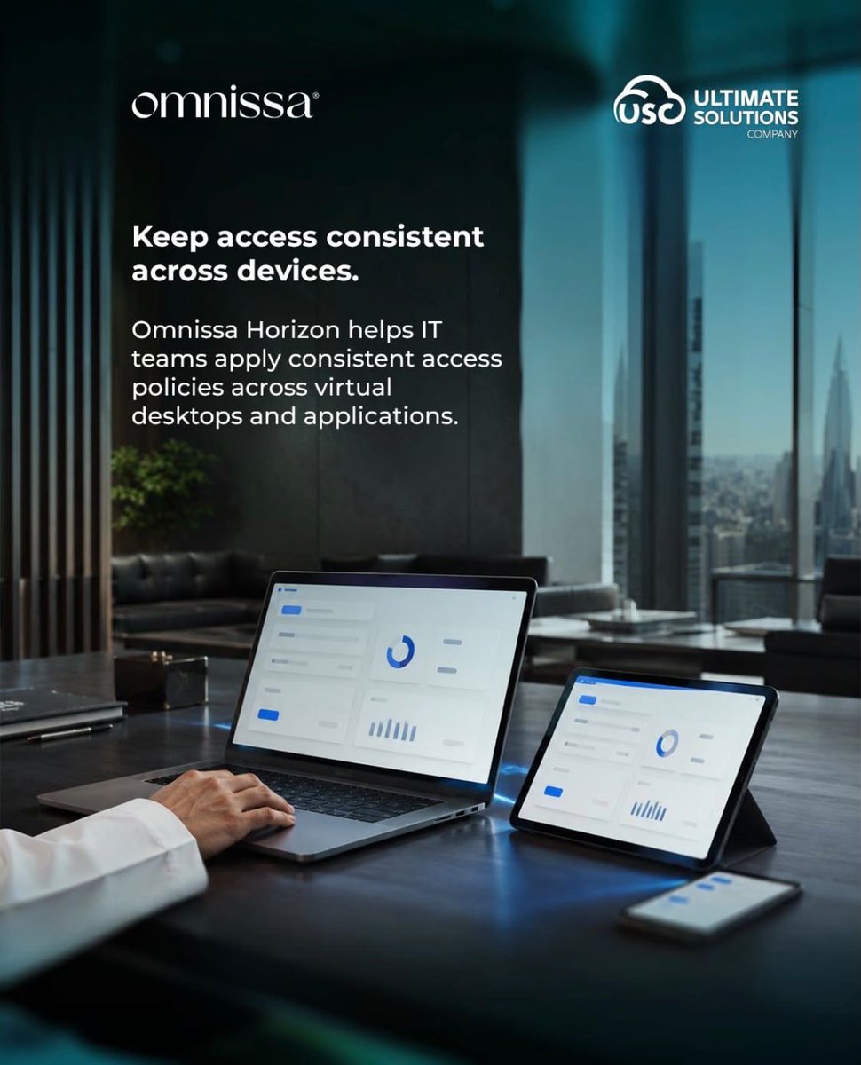 ulteSolutions's tweet photo. With Omnissa Horizon, secure and consistent access—across devices, locations, and teams.

Talk to Ultimate Solutions Company to explore the right access solution for your organization.

#Omnissa #OmnissaHorizon #SecureAccess #DigitalWorkspace #USC https://t.co/BI6h8NAX6A