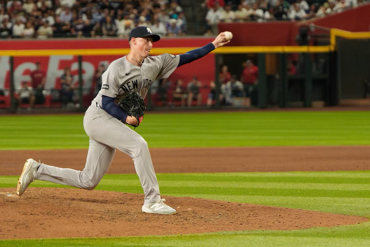 MarksystemDE's tweet photo. Twenty-five years after Arizona walked off the Yankees to win the World Series, the script somehow happened again.

On the night the Diamondbacks honored their 2001 championship team, pinch-hitter Pavin Smith launched a two-run homer in the ninth to beat New York 5–3. The ball traveled 391 feet. 

Sports teams can manufacture nostalgia. They can’t manufacture an ending like this.

Coincidence — or one of those nights that feels almost scripted?
