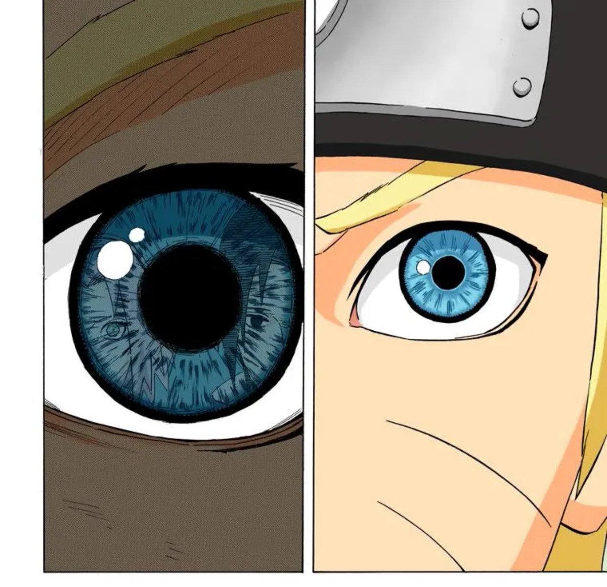 himekuraism's tweet photo. sakura and sasuke in his eye.. https://t.co/Eort1releL