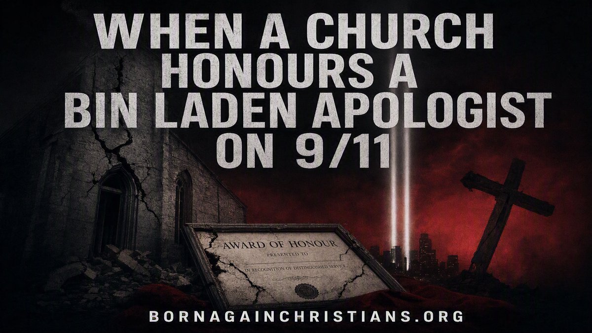BAChristians's tweet photo. When a Church Honours a Bin Laden Apologist on 9/11 https://t.co/joY0nMKZ2B 

#SarahMullally #ChurchOfEngland #911 #OsamaBinLaden #CofE https://t.co/9lHvvmfNIu