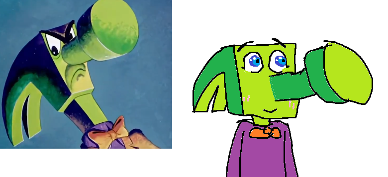 picross_e2's tweet photo. If Looney Toon Hammer HEad was kawaii!! desuuuu!!!! https://t.co/s3WwCGiixm