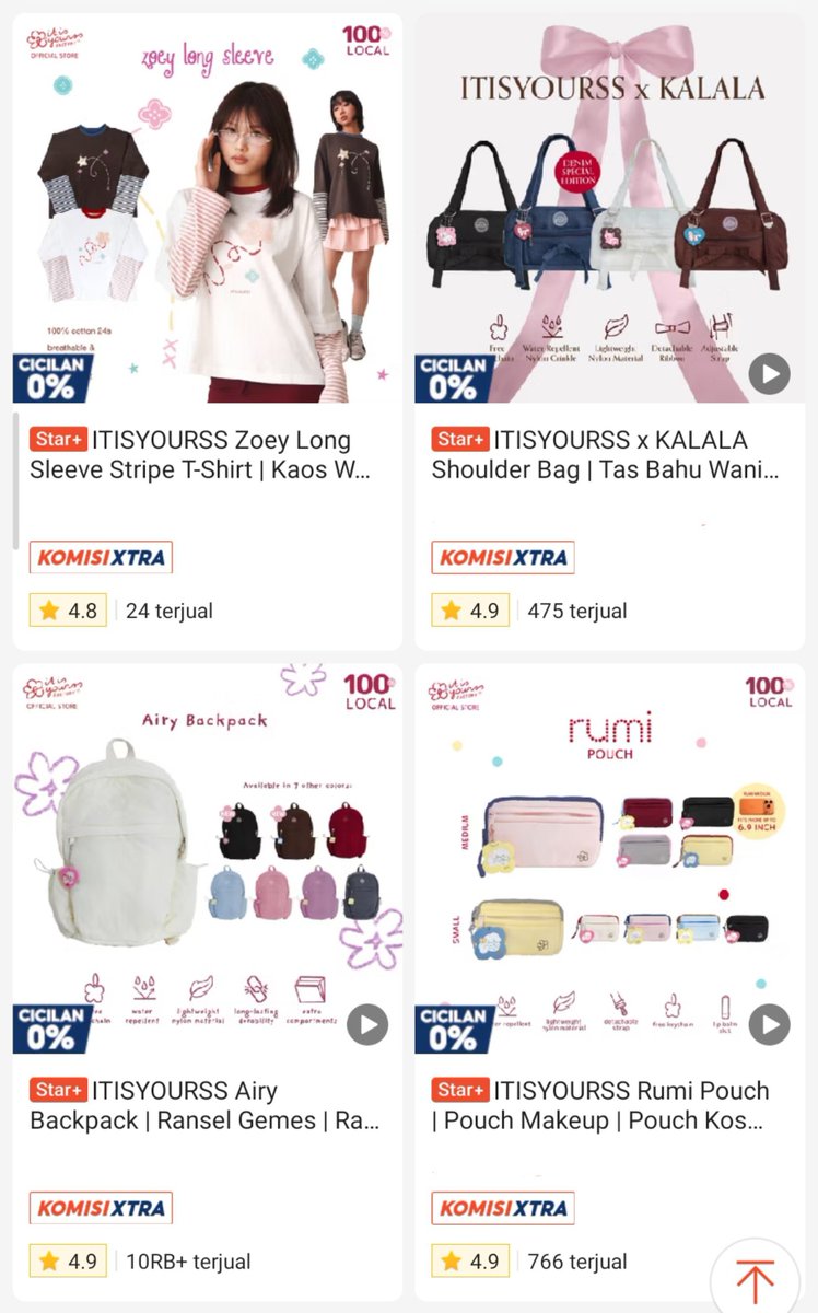 magicathea's tweet photo. Aku kemana aja baru tau brand lokal ini? Plis ini koleksi mereka beneran segemes itu 😭🫵

Simple tapi keliatan gemes, warnanya juga gemes gemes plissss 🥹🫶 https://t.co/ZMbBAoIdkR
