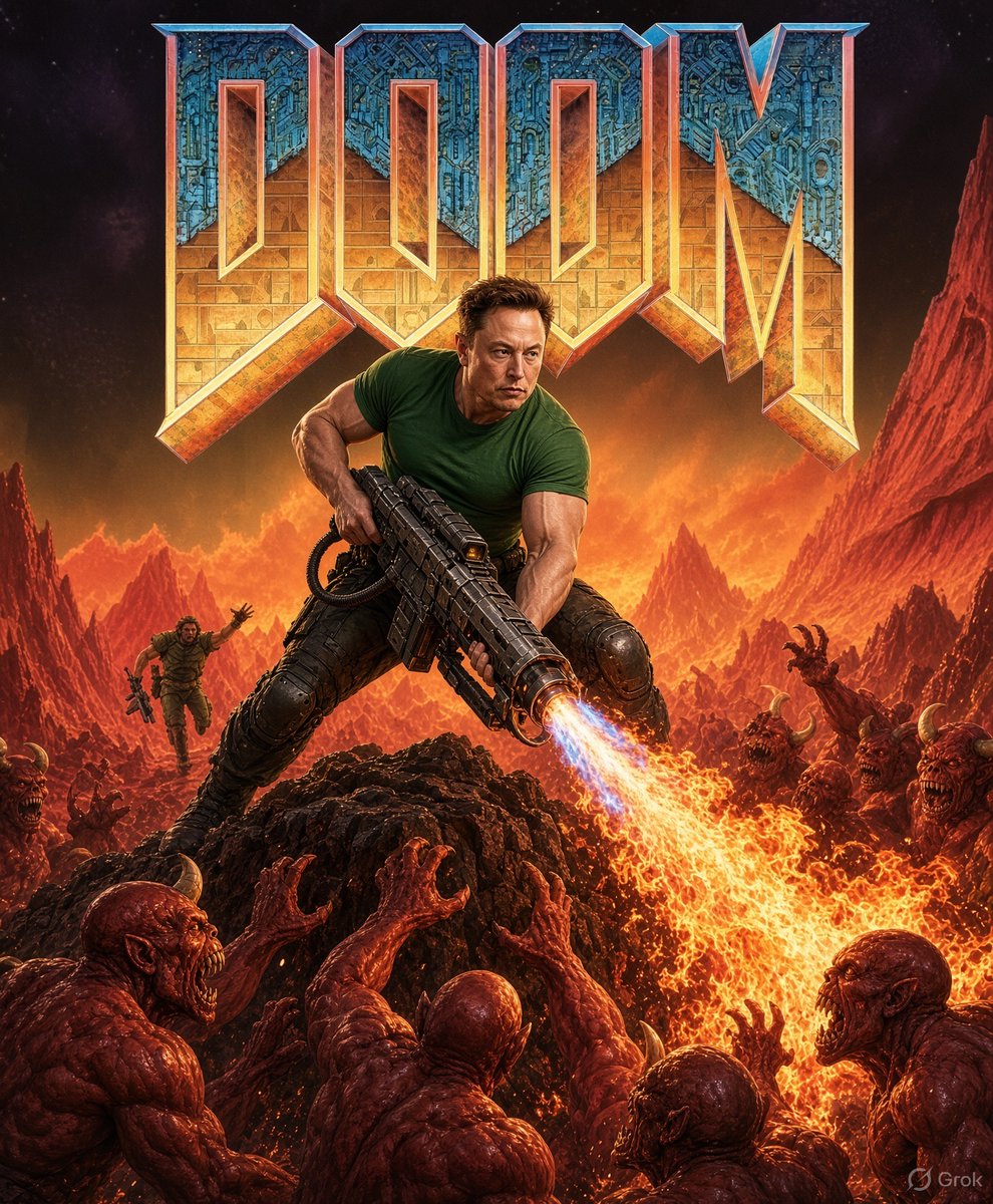 anvithbuilds's tweet photo. @elonmusk Waiting for my doom guy at Mars https://t.co/yCAa5fSym7
