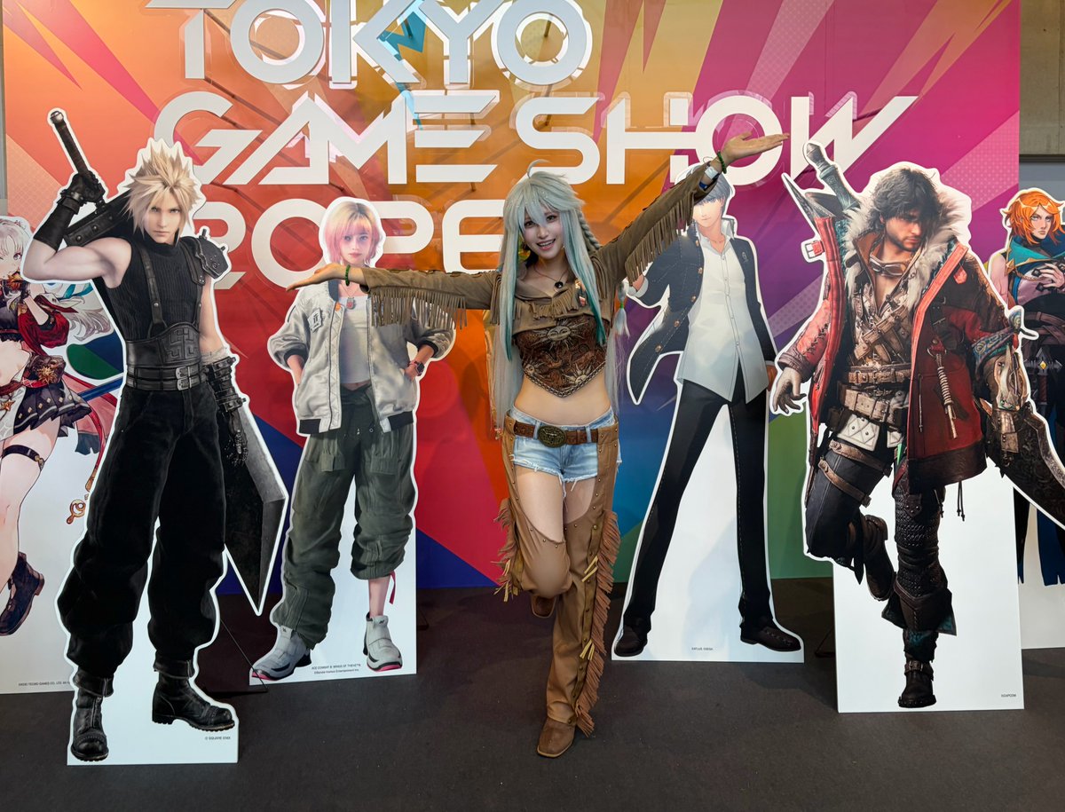 ponpenpan's tweet photo. Cosplay
TGS2日目ククルカンで遊んできた🐉☀️衣装とキラキラ頑張りました〜✨

 #TGS2026 https://t.co/nVn5BTcQS5