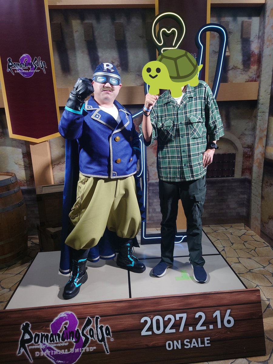 kanushiri208's tweet photo. ロビン（偽）とツーショット✌️
こっち方が使ってました！
#TGS2026
#デスサガ https://t.co/a4FBfH8xAb