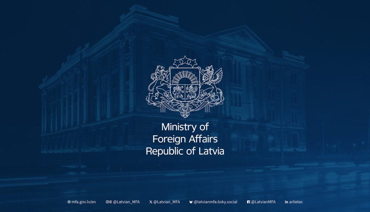 Latvian_MFA's tweet photo. Latvia does not recognise the holding by the Russian Federation of the so-called State Duma elections in the temporarily occupied territories of Ukraine, the Transnistria region of Moldova, and the Abkhazia and Tskhinvali/South Ossetia regions of Georgia.

🔗 Read more: https://t.co/kN7gaPrE6a