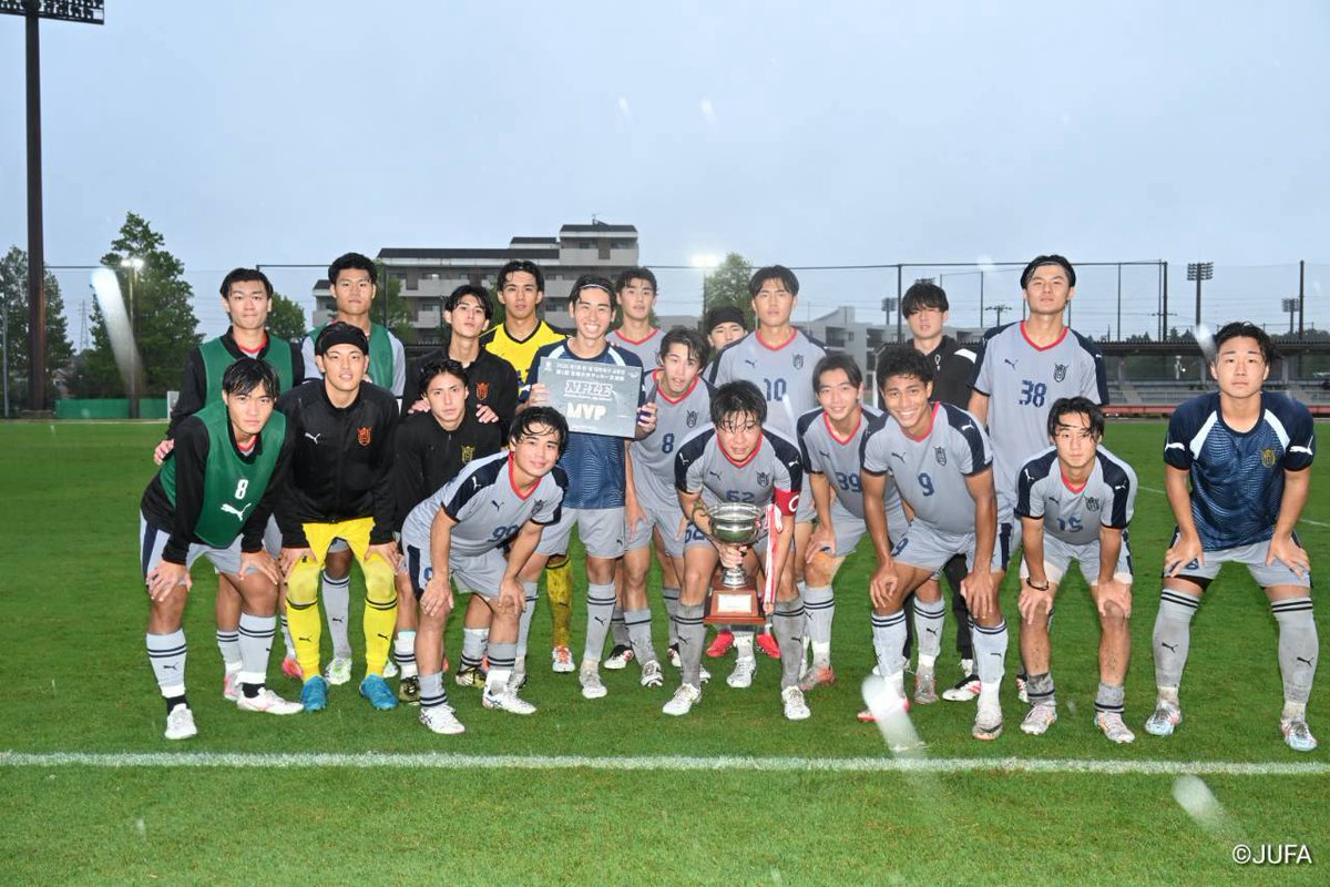 JUFA_kanto's tweet photo. 🏆優勝🥇
U-20関東大学選抜
法政大学・蔚山大学校

#jufa 
#関東大学サッカー 
#日韓交流戦 
#大学サッカーから世界へ https://t.co/WUNbCbbi4p