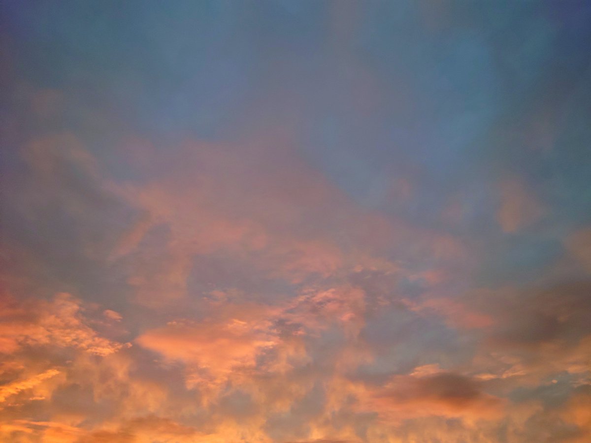 urara_miracle's tweet photo. わぁ、夕焼けだぁ。 https://t.co/HqOqflFlLL