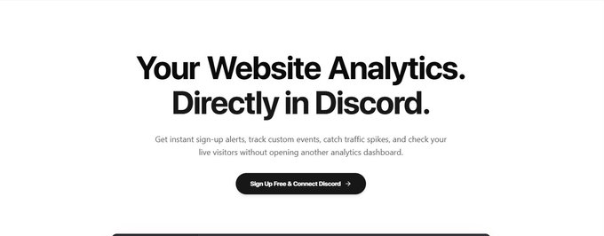 DataQuest_track's tweet photo. DataQuest Analytics + Discord Server. 
Know what your users are doing as it happens.
 
https://t.co/Yhawsh9K5T

#dev #indiehacker https://t.co/SMq6fnWwEE