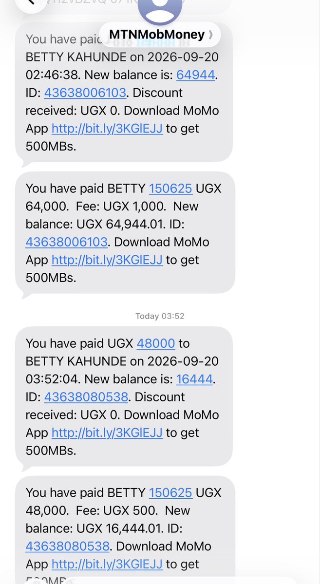 Jeffssemwo1's tweet photo. @mtnug please refund my money, in the process that your network went off last even, I found that all my money has been transacted on the same number https://t.co/OHR7ByRuTN