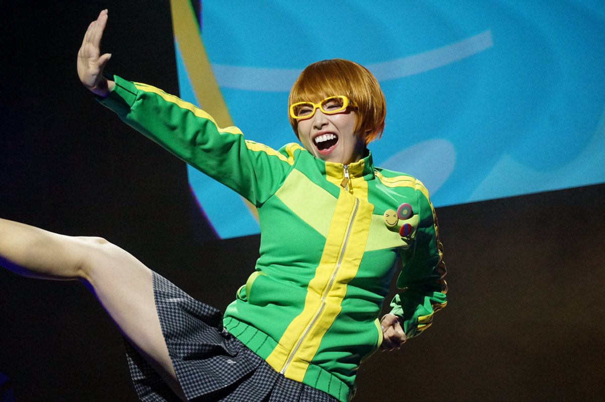 kwsm315's tweet photo. #東京ゲームショウ2026
『ペルソナ４ リバイバル』ダンシングステージ
全公演終了しました！！

皆さんの熱気がどんどん増していって
最高に楽しかったです🔥

最後まで盛り上がってくれて、ありがとうございました！
またどこかでお会いできますように🍖🔥

#アトラスTGS2026 #P4R  #segaatlustgs2026 https://t.co/S2aeE7C1eN
