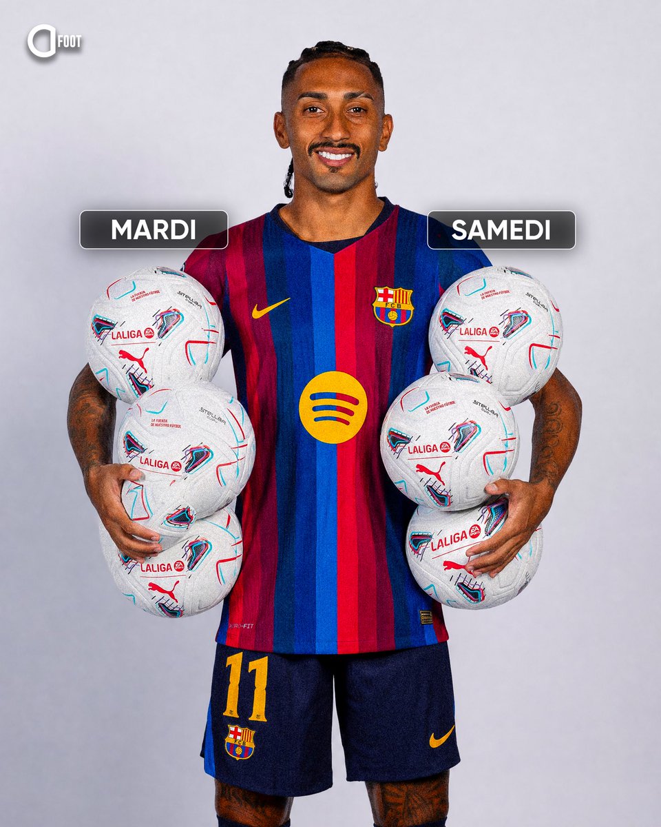 ActuFoot_'s tweet photo. 🚨🚨 LA PRESSE CATALANE (@mundodeportivo @sport 🗞️) S’ENFLAMME POUR "LE MEILLEUR JOUEUR DU MONDE" RAPHINHA 🇧🇷 !!!! 👇💙❤️

▫️ « LE MEILLEUR JOUEUR DU MONDE EST BRÉSILIEN, qu’il joue au Barça et qui ne figure même pas parmi les 30 nommés au Ballon d'or 🌕. »

▫️ « C’est un attaquant aux multiples facettes, capable de briller sur les ailes et d'être exceptionnel lorsqu'il se rapproche de la surface de réparation. »

▫️  « L’ATTAQUANT LE + EN FORME D’EUROPE ! » 🔥

▫️ « Le FC Barcelone a toujours compté dans ses rangs les meilleurs Brésiliens du monde. 

Il a fait venir au Camp Nou les plus grandes stars de ce pays, depuis l’époque d’Evaristo jusqu’à Ronaldo, Romario, Ronaldinho ou Rivaldo. 

Et Raphinha, qui est arrivé sans faire trop de bruit, est en passe de devenir un joueur emblématique du FC Barcelone. 🤩 »

▫️ « Prier et supplier pour qu’il revienne sain et sauf de la trêve internationale. » 🙏

via @RMCsport
