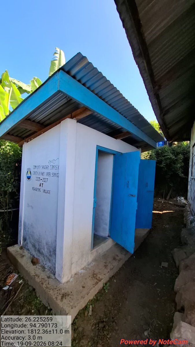 jacob_zhimomi's tweet photo. Cleaning and up-keep of Community Sanitary Complexes (CSCs) as part of the #SwachhataHiSeva campaign at Holongba, Kejok and Ngangpong villages under Tuensang District. Thankful to the citizens of all three villages for their time, effort, support and cooperation to @nagalandphed. 

Swachhata Mein Sahbhag; Swachh Bharat, Viksit Bharat. 

@narendramodi @CRPaatil 

#SwachhBharat