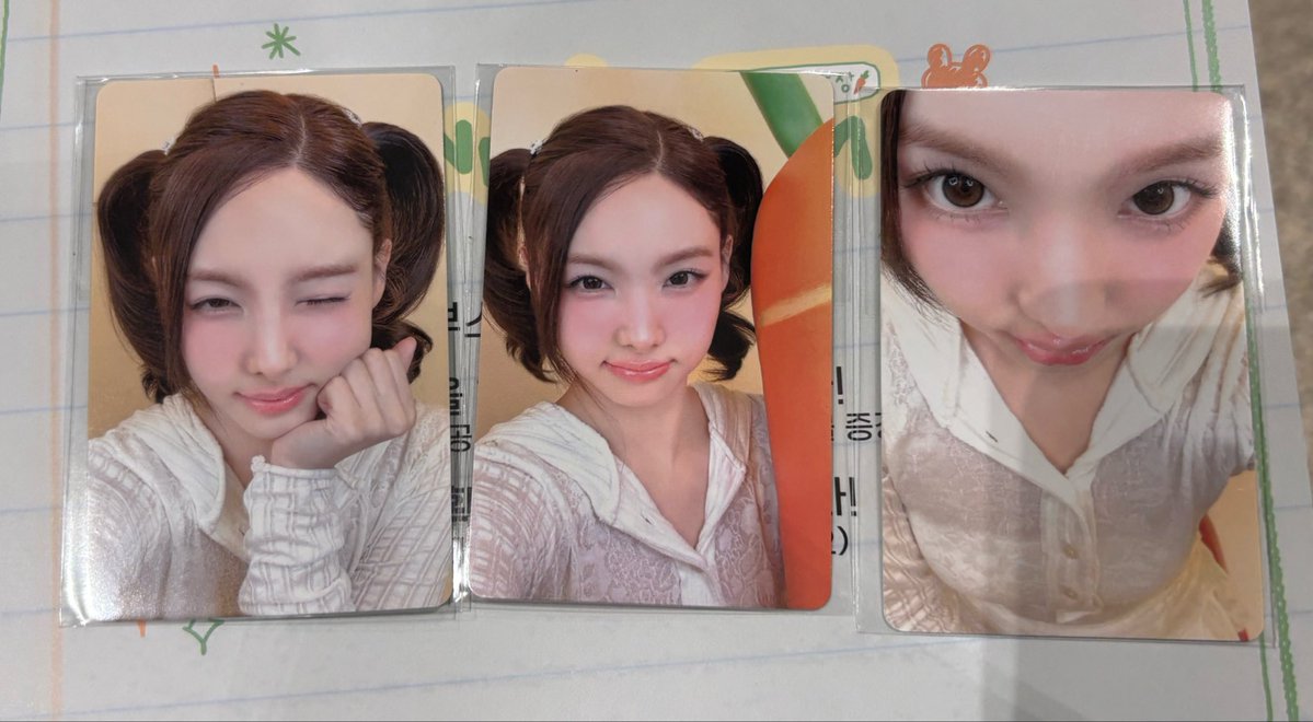 blueboggle_'s tweet photo. 당근뽑기 포카 3종 세트 https://t.co/UVmtaUIi7G