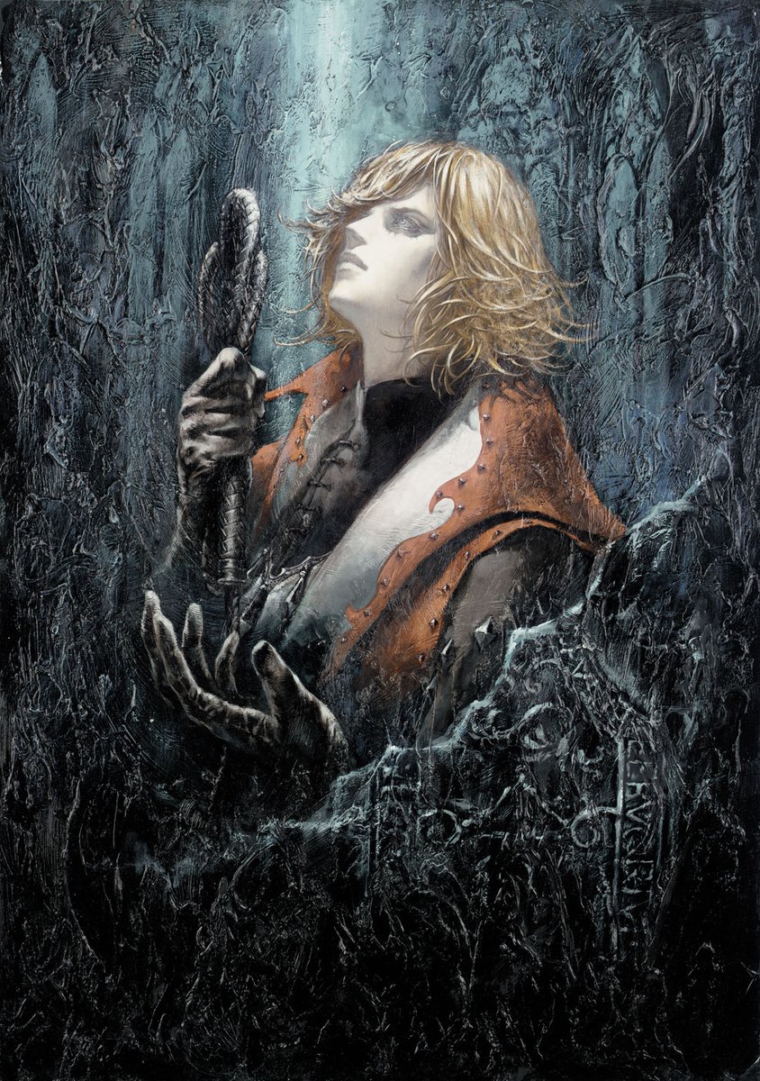 creativeuncut's tweet photo. Leon Belmont character designs and key art from Castlevania: Lament of Innocence by artist Ayami Kojima. 

More art from the game: https://t.co/VgKQuHH3e4 https://t.co/3jYZMb5FaL