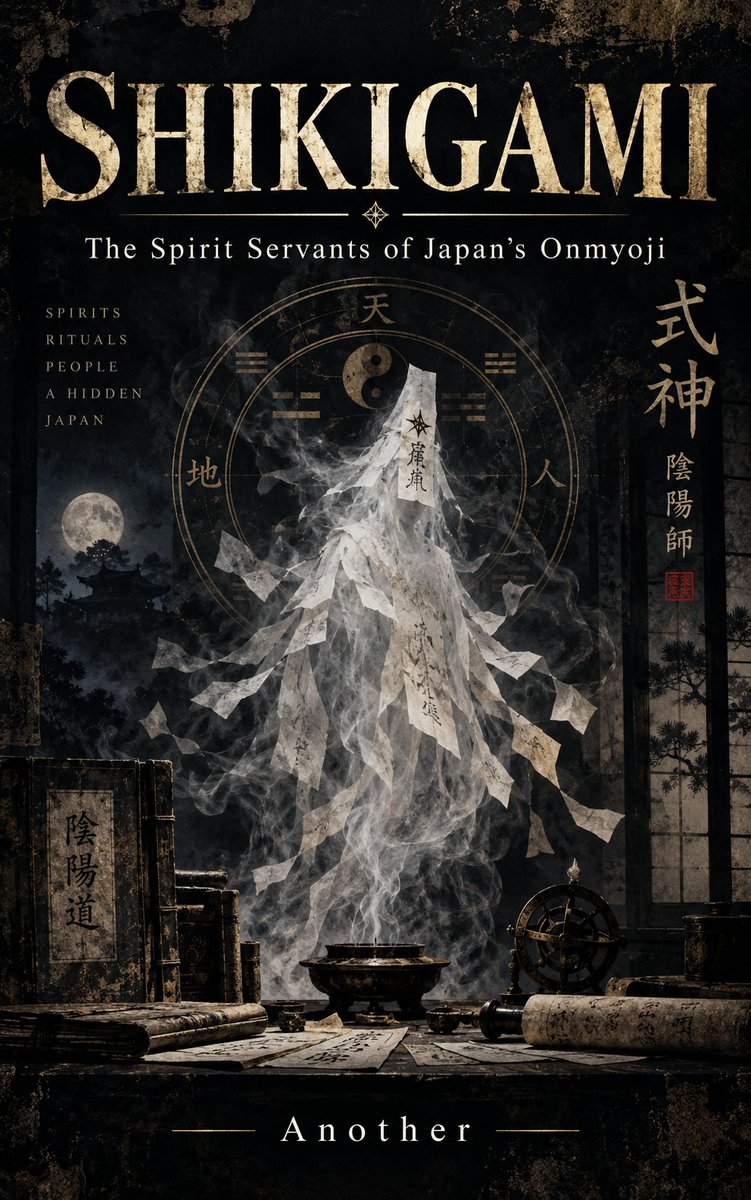 1of8_'s tweet photo. SHIKIGAMI — spirit servants of old Japan.

Long before anime and games, old Japanese texts described mysterious beings commanded by onmyoji.

I traced those records back to their sources.

Kindle / Kindle Unlimited ↓
https://t.co/aTXtKk42uc https://t.co/VdU8i2tffj