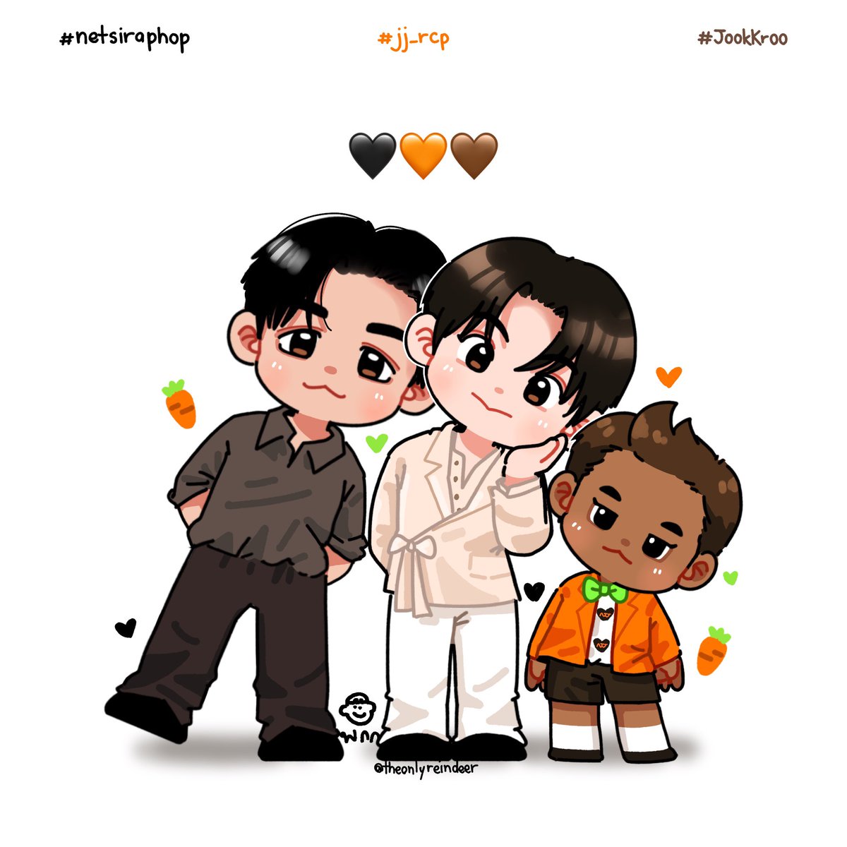 theonlyreindeer's tweet photo. ครอบครัว 3 ออ 🖤🧡🤎

#ICONICCRAFTCOFFEExNETJJ
#JookKroo
#NetJJ https://t.co/wbg2bsdNb2