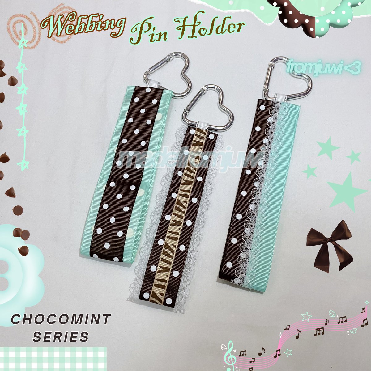 fromjuwii's tweet photo. batch 09 — webbing ribbon pin holder

⋆ ୨୧˚ webbing pin with heart carabiner ₱60 each 

loc: bulacan

-ˏˋ dm / reply to buy + ss 

tags only: wts lfb ph kpop anik anik cortis svt exo bts enhypen txt skz aespa blackpink nct illit newjeans bigbang ahof twice ateez ribbons pins https://t.co/oxWWAYxzDR