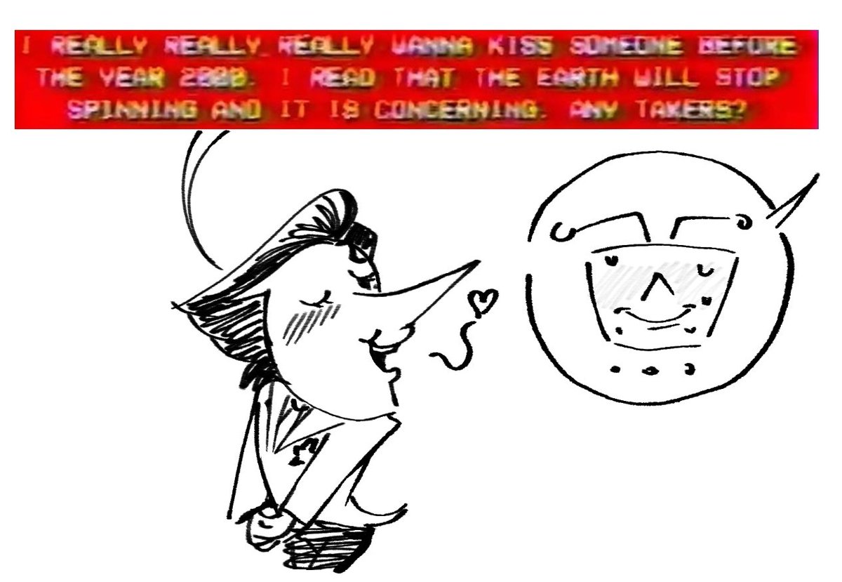 d1nglbrry's tweet photo. *hint hint* tenna... I do like that theoretically this might be spamton. it further confirms my thought process that they never dated or even kissed in the first place, on tv, any flirting between them would rather be taken as a joke 
And spamton would be the more eccentric one https://t.co/ccyhuteq9a