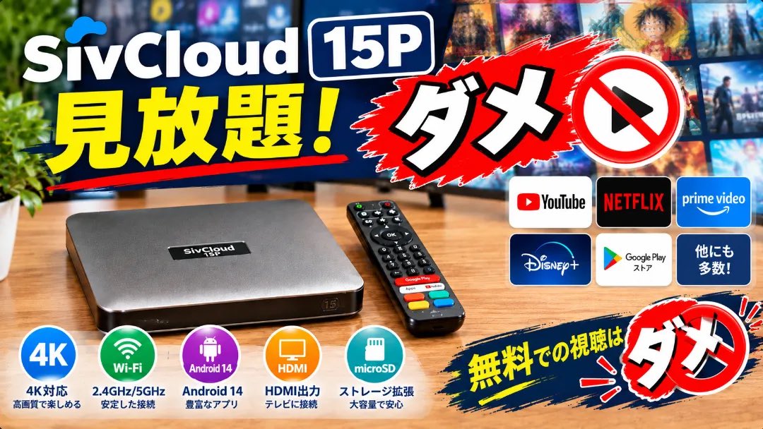 kaiteki_life1's tweet photo. ブログ更新したのでぜひ見てください
SivCloud 15Pレビュー 便利そうなTV BOXだからこそ確認したい技適・著作権の注意点
https://t.co/HIEhnQsZyz
#SviCloud #AndroidTVBox #スマートTV #SviCloud15P #テレビボックス https://t.co/06IBTNZB2r