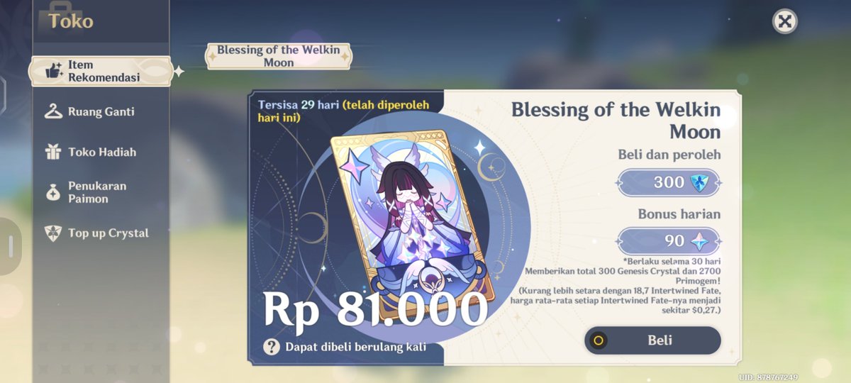 aysskirk's tweet photo. TEPATNYA JAM 16:14 AKU DAPET WELKIN FREE DARI CUST NYA @xiloneon YANG AMAT AMAT BAIK HATI😭💗, MAKASIH BANYAK YAA BUAT WELKIN NYAA, PAS BNGT LG BUTUH PRIMO BUAT VODYAA😭😭, LANCAR TERUS REZEKI NYA KAK @xiloneon &amp; CUST NYA, SEKALI LG MAKASIH BANYAKKK 🫶🫶🩵🩵🩵🩵 https://t.co/GlCI47r6y9