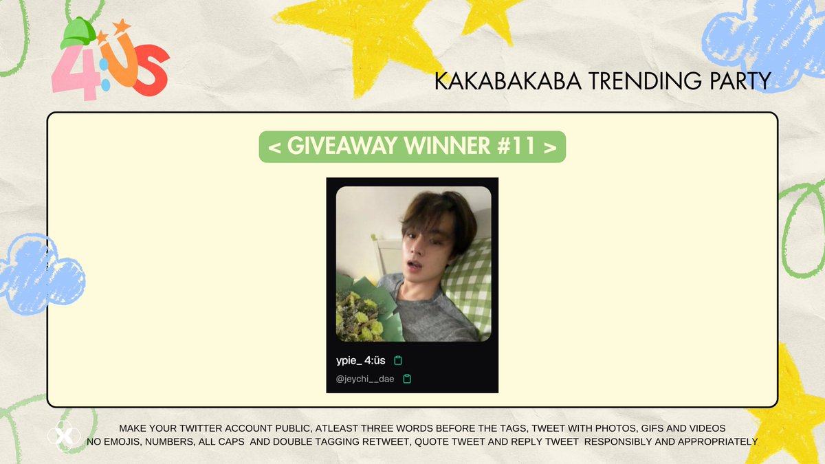 teamjcofc's tweet photo. [#️⃣] #JCO_TP < Giveaway Winner #11 >

Congratulations, @jeychi__dae, on winning an exclusive JC Polaroid! 📸

We will be creating a GDM shortly for communication regarding prize claiming.

KAKABAKABA MAKITA SI JC
#KAKABAKABA #4ÜS
#AJAA @AJAAofc https://t.co/qc8Yqe1Z8F