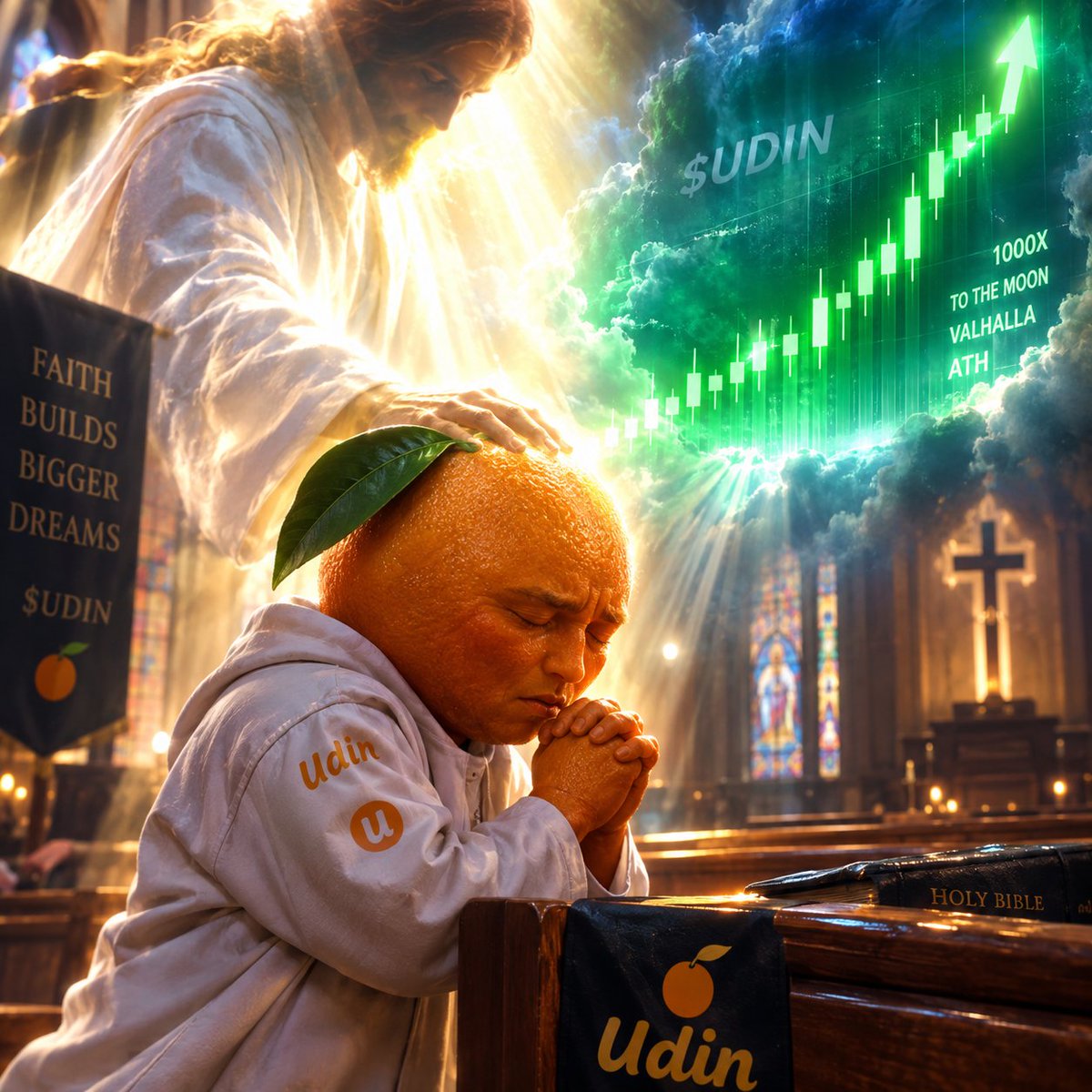 Owillzzi's tweet photo. Happy Sunday y'all
When the spirit lays hands on Udin and the only thing he sees is a GREEN CANDLES 

You already know 🍊📈

$UDIN is entering its next chapter

THE LEAF STAYS ON🌿

1000X MINDSET 

Stay lock in 

2aQKC1xiKpEyAWvzSDrULnYLVuybWyx7qrsnpP8hpump https://t.co/RMmni6wFD3