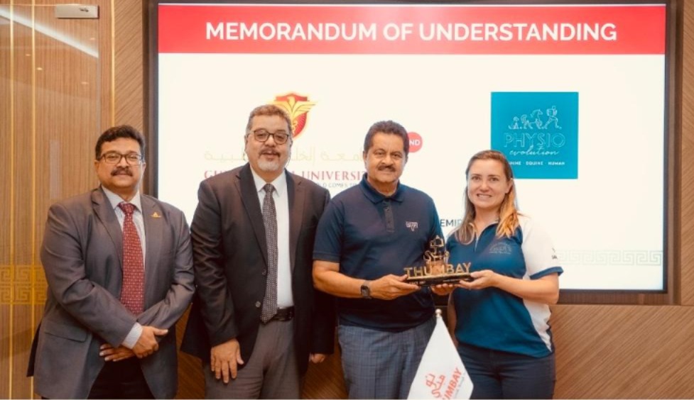 NewsStar69313's tweet photo. GMU Partners With Physio Evolution To Advance Veterinary Physiotherapy Training.
#GMU #Partners #Physio #Evolution #Advance #Veterinary #Physiotherapy #Training #Ajman # UAE 
https://t.co/EpzTStES3x https://t.co/5xl8N7WOAX