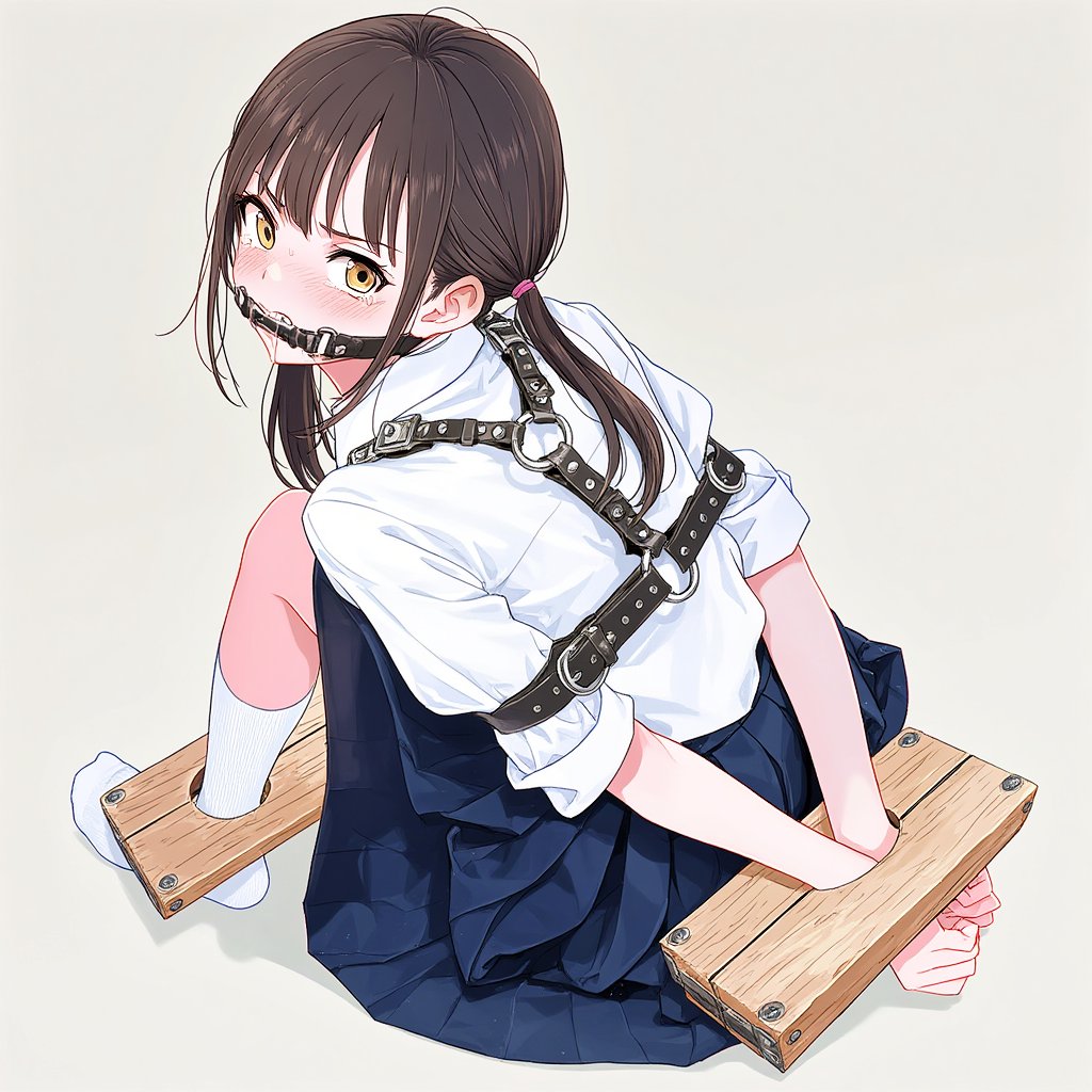 hiyo81015652's tweet photo. （覚えときなさいよっ！！！後で仕返ししてやるんだからっ！！）

色々と付けられてかなりご立腹の御様子ｗ

※NAI５になってから絵柄が結構変わってしまいました。ポーション機能とかそのうち実装されたら安定すると思いますが、これはこれでいいかな？って思ってます。 https://t.co/u4c4TsMsXy