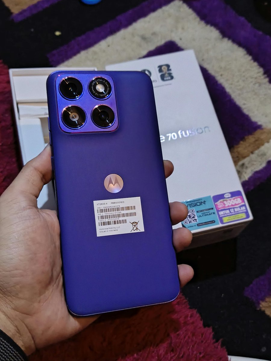 zndy44__'s tweet photo. Motorola Edge 70 Fusion 8/256GB

• Fullset
• Baru 1 minggu pakai
• Kondisi mulus like new
• Siap pakai, no kendala

Bogor | COD | Bisa Tukar Tambah | Rekber Shopee 1,11% | WA: 0895364323338
#wts #zonauang #zonajajan https://t.co/UyiDZS0yGG