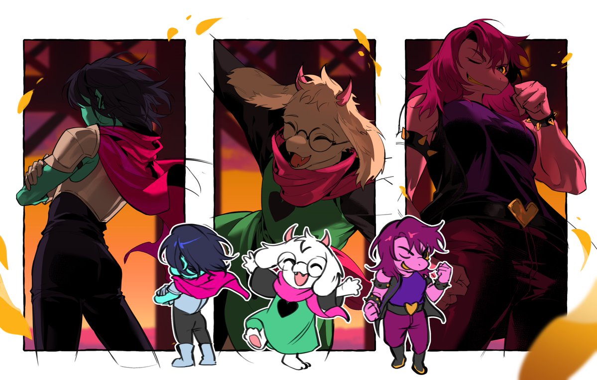 __kangma's tweet photo. #deltarune
🌼🍎🐐🐊🌼 https://t.co/ZhmniTNFhn