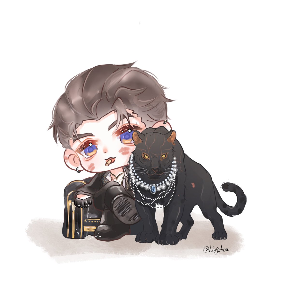 Lingzhou0409's tweet photo. #LoveandDeepspace  #Caleb  #夏以昼 https://t.co/ZSQ6tPp82d