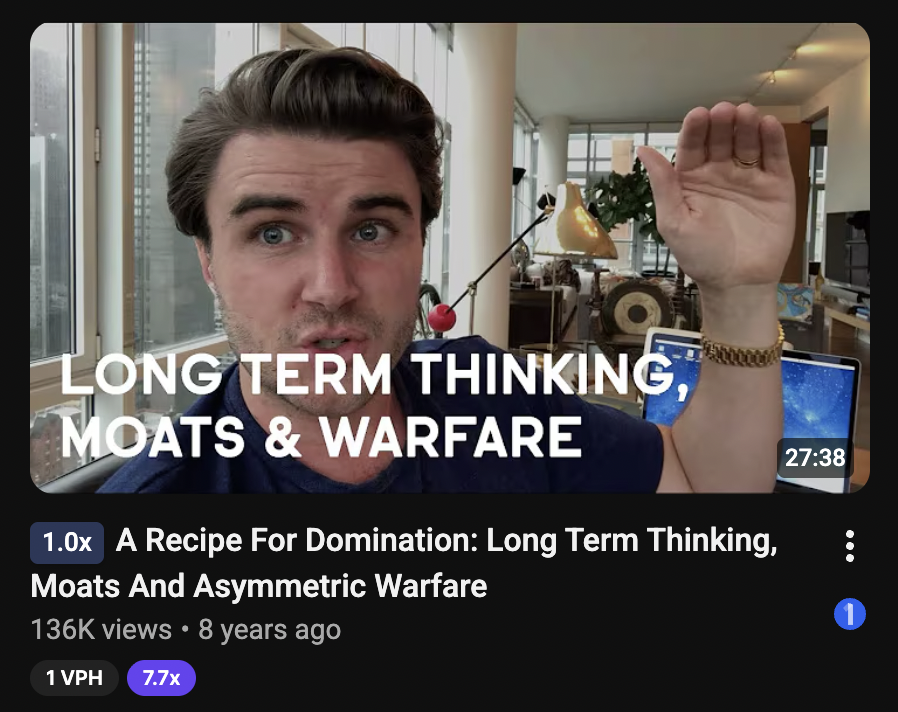 omartheecreator's tweet photo. I've watched this video 20+ times

It's done more for my growth from $0 to $10k to $100k+/mo than anything else I've ever found

And the further I go the more I truly understand that the hard path is the only one that compounds

Obviously a simple message that we all kind of already know, but Sam articulates is beautifully

Go watch