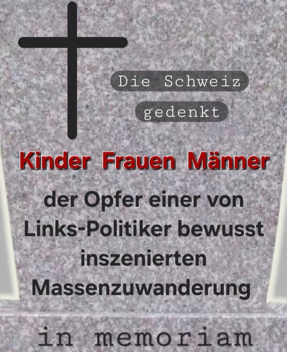 MPGren8818's tweet photo. Vergewaltigung - Misshandlung - Schwere Körperverletzung und Mord aber die Jans-Sippe (SP) lässt die Grenzen🛃 für ihre befeundeten Straf- und Gewalttäter offen🧐🤬⚔️🇨🇭🛡️❓❗
#FckSP 🖕🏻 https://t.co/MdH7lg6SU1