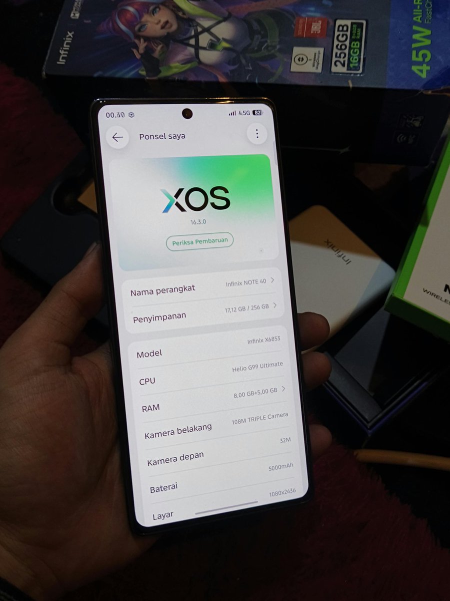 zndy44__'s tweet photo. Infinix Note 40 8/256GB

• Fullset
• Kondisi mulus
• No minus
• Siap pakai

Bogor | COD | Bisa Tukar Tambah | Rekber Shopee 1,11% | WA: 0895364323338
#wts #zonauangㅤ #zonajajan https://t.co/9BkmaHyOPK